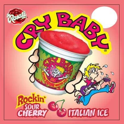Cry Baby Rockin' Sour Cherry Italian Ice | Antojito Snack Shop